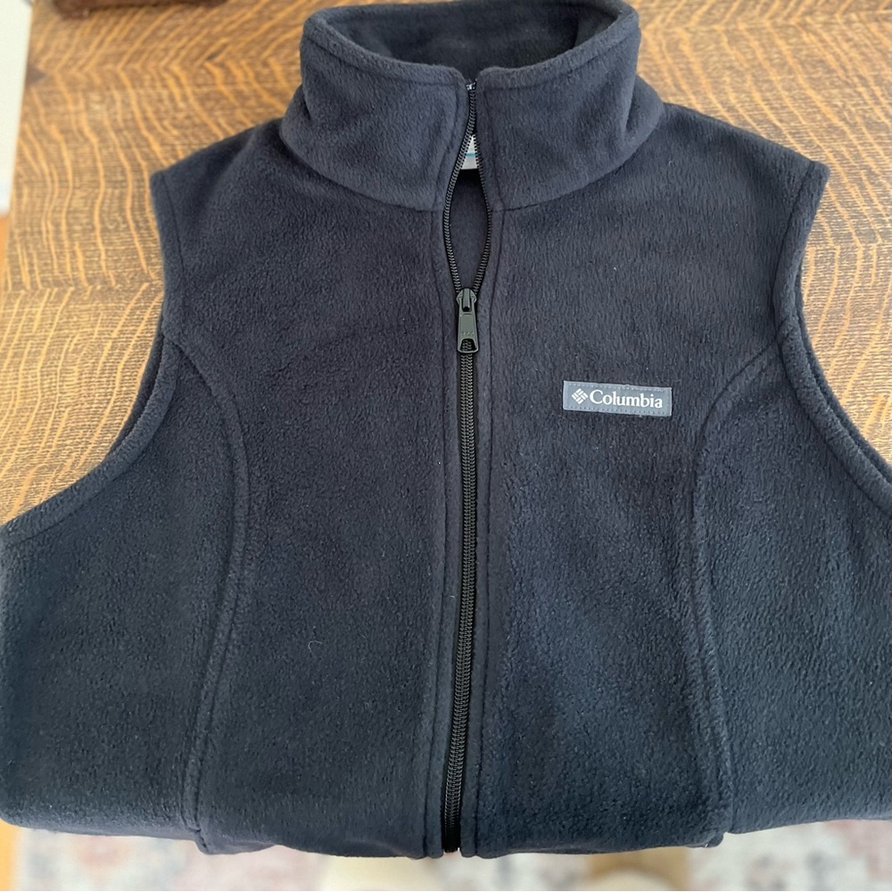 Columbia Women's Benton Springs Vest size S Black Fleece